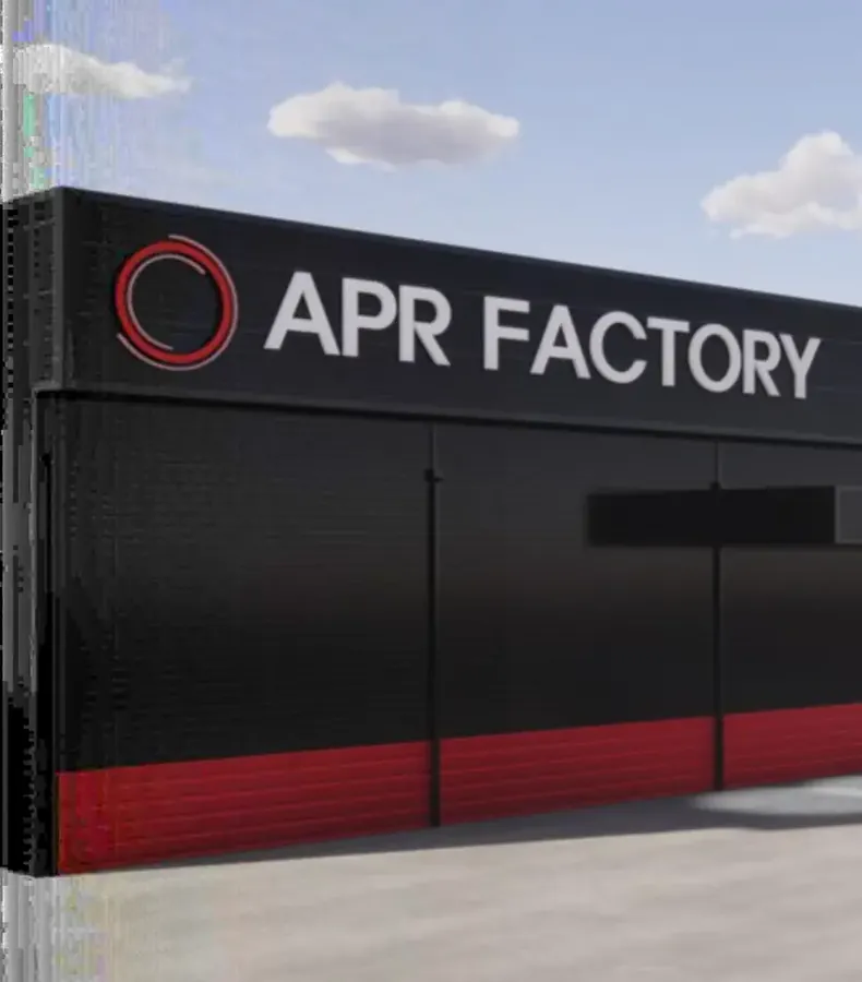 Fachada de la planta APR Factory