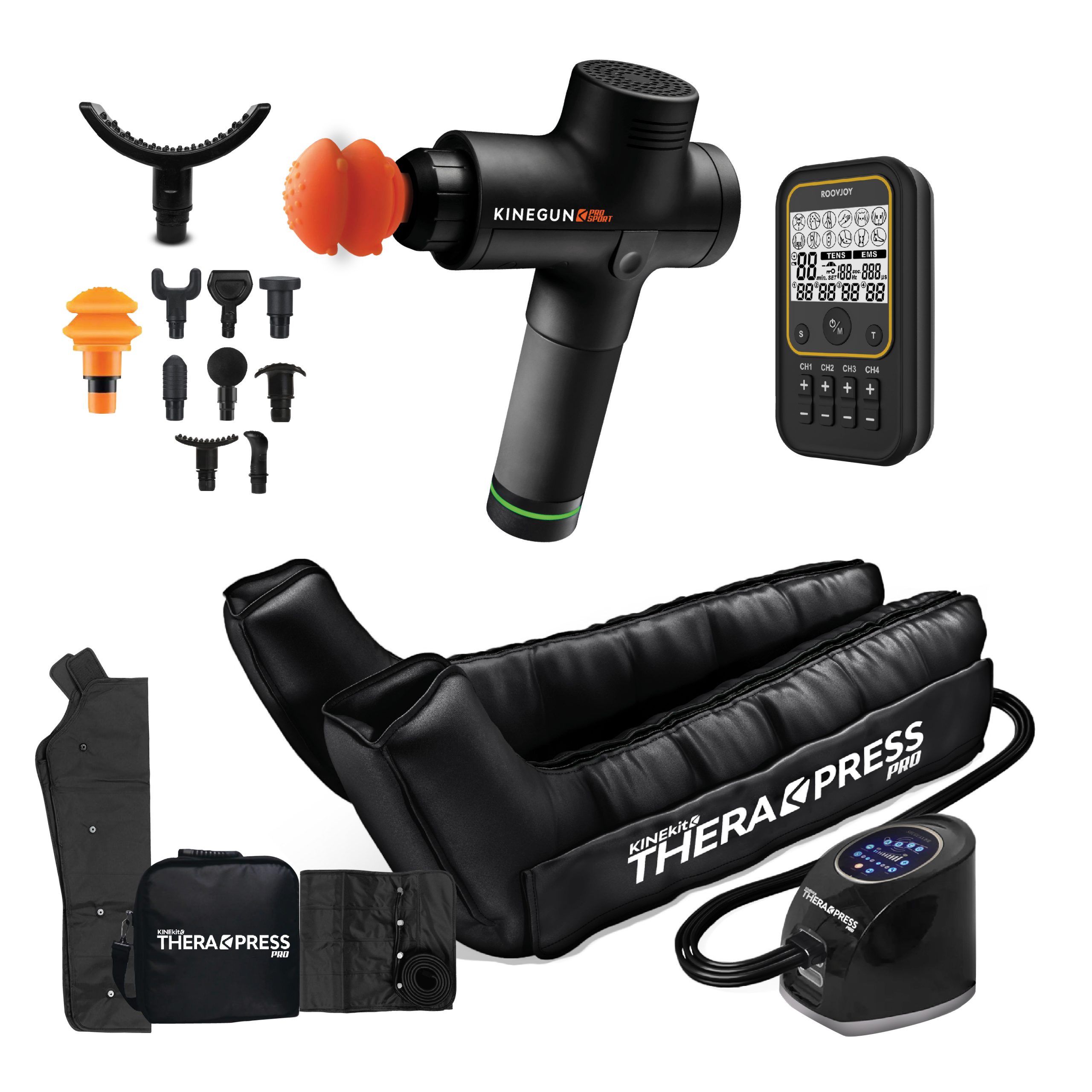 RECOVERY PACK SPORT PRO THERAPRESS + KINEGUN PRO SPORT