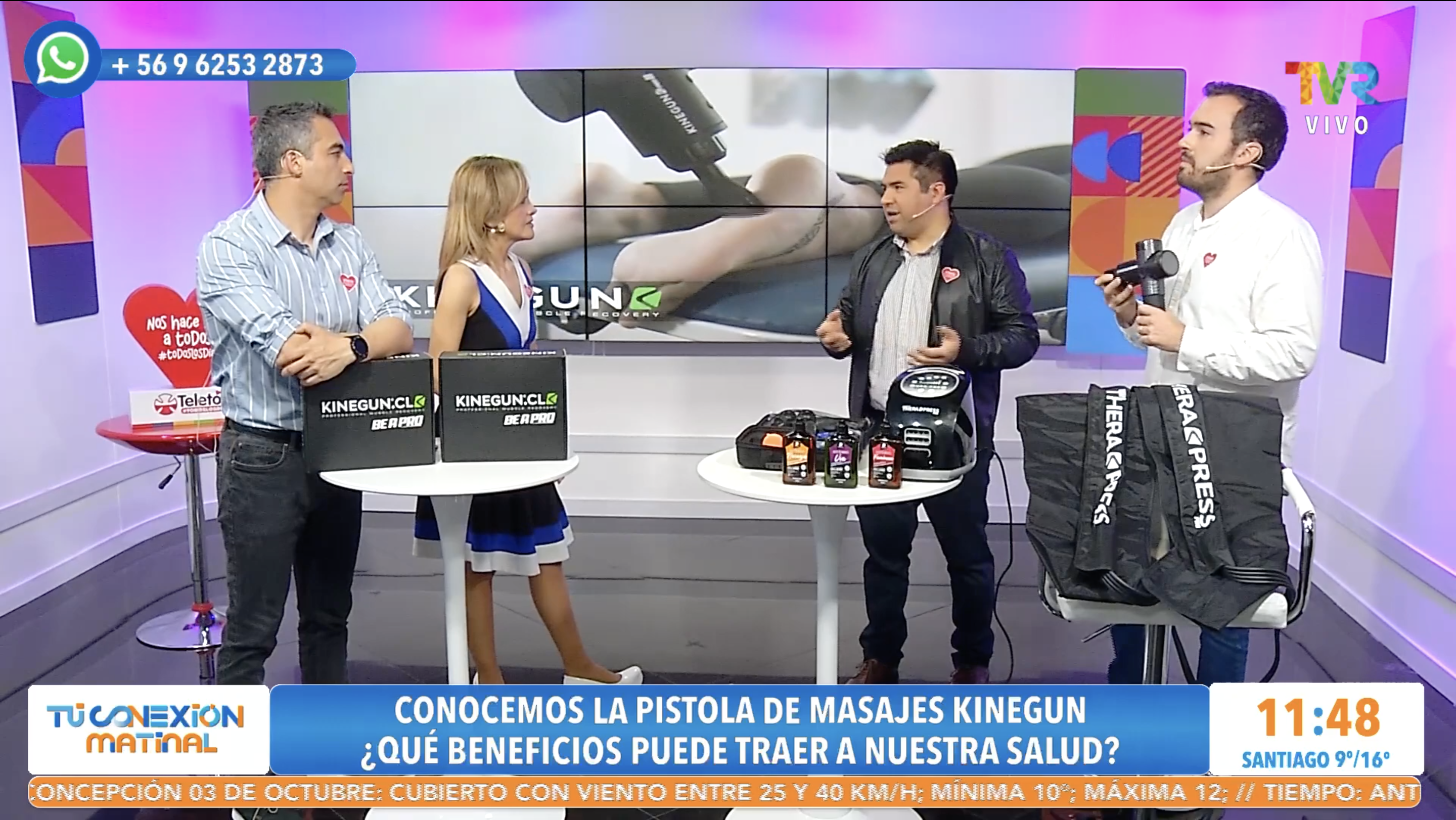 kinegun en matinal canal tvr