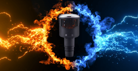 Cabezal Cryotherm para terapia de frío y calor en pistolas de masaje Kinegun